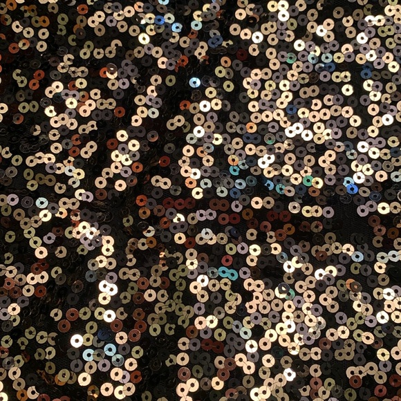 Used Saks Fifth Avenue black sequins dress - Picture 3 of 8